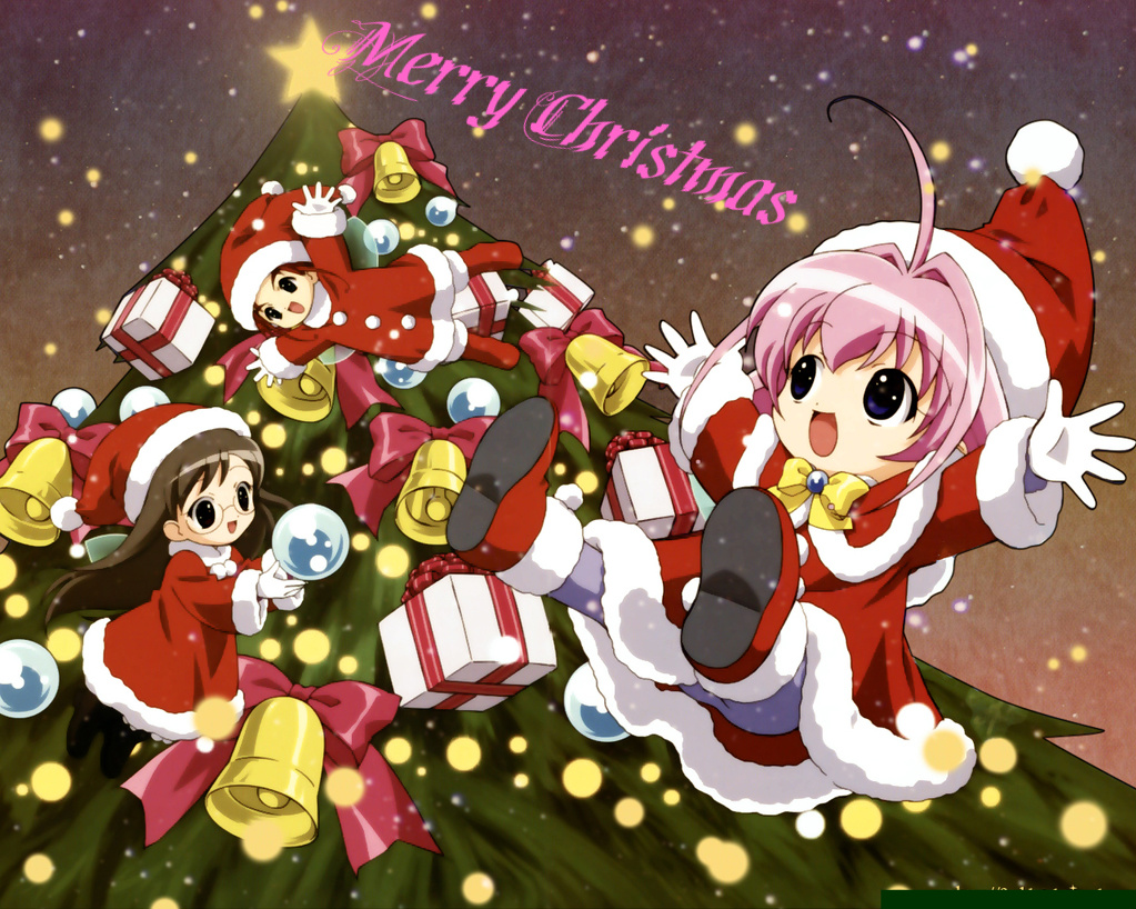 Anime Christmas Cards