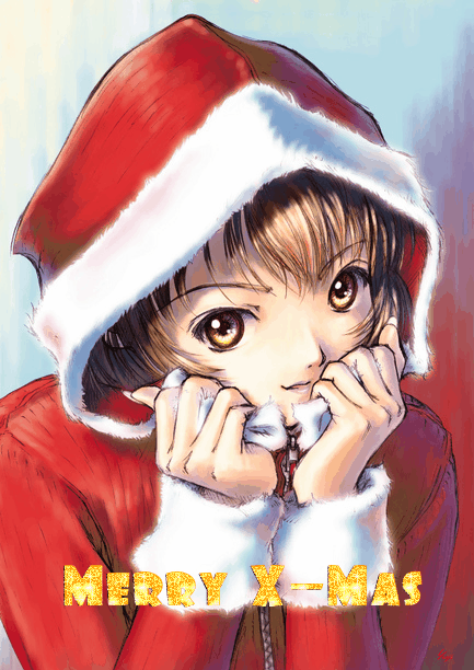Anime Christmas Cards